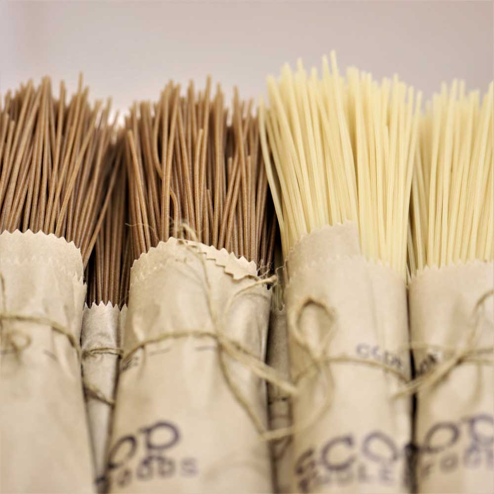 organic 3 grain brown spaghetti