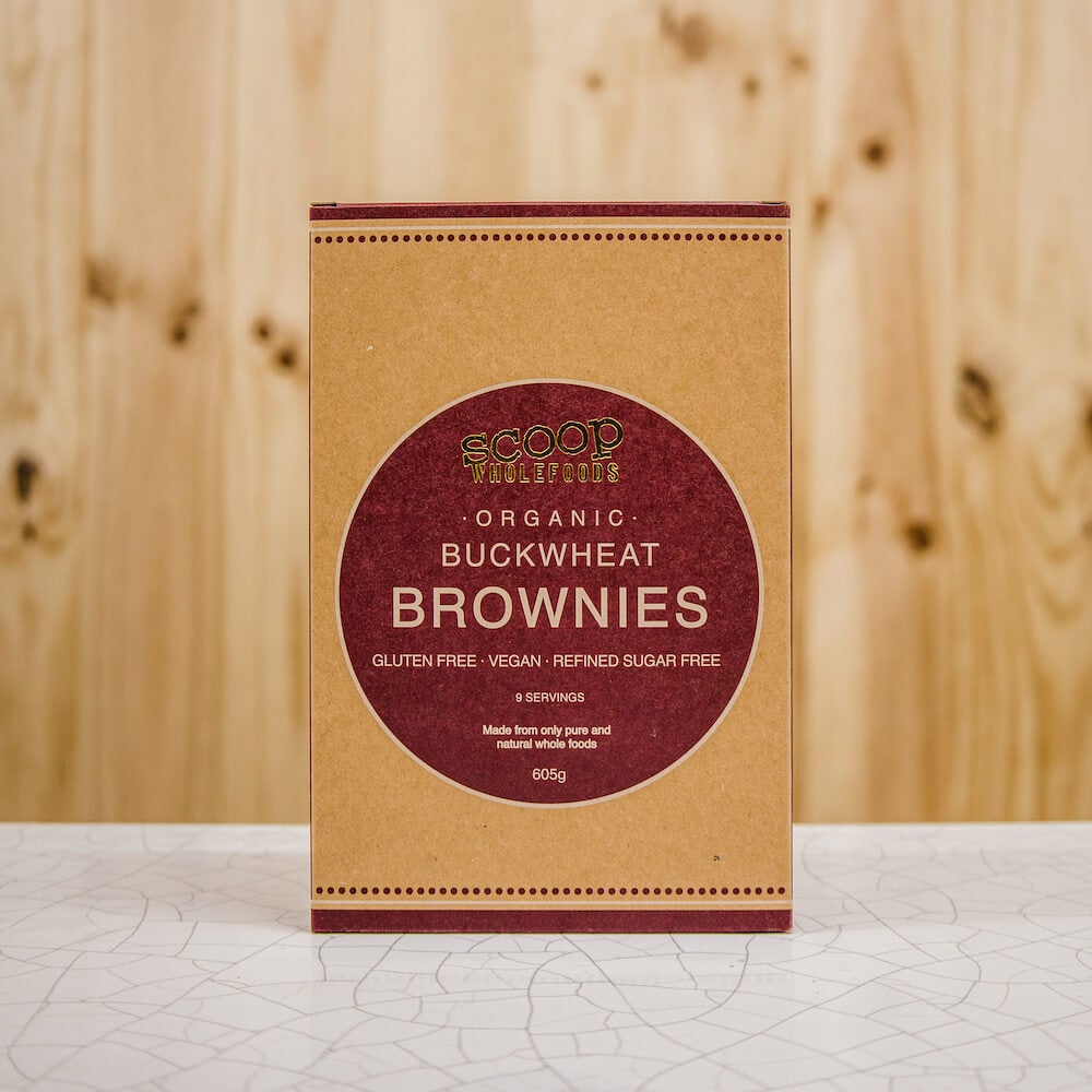 scoop buckwheat brownie mix