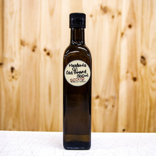cold pressed macadamia oil