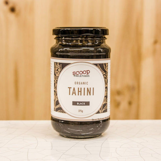 scoop black tahini 375g