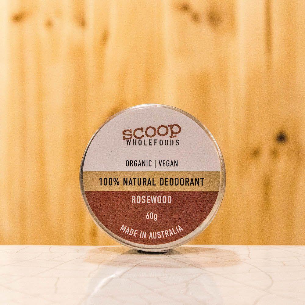 scoop tin deodorant rosewood